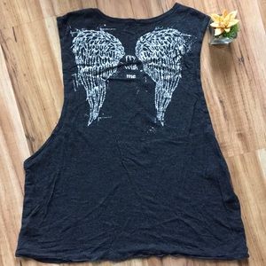 ‘fly with me’ Betsy Johnson Performance Tank